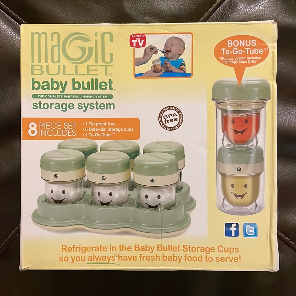 Magic baby bullet storage system